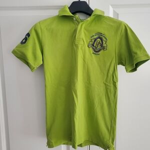 Peak Performance Lime Green Men's Polo Shirt, Medium
